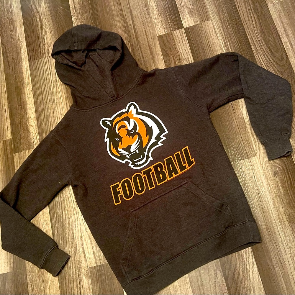 NFL Cincinnati Bengals Heather Brown Hoodie Men’s Small